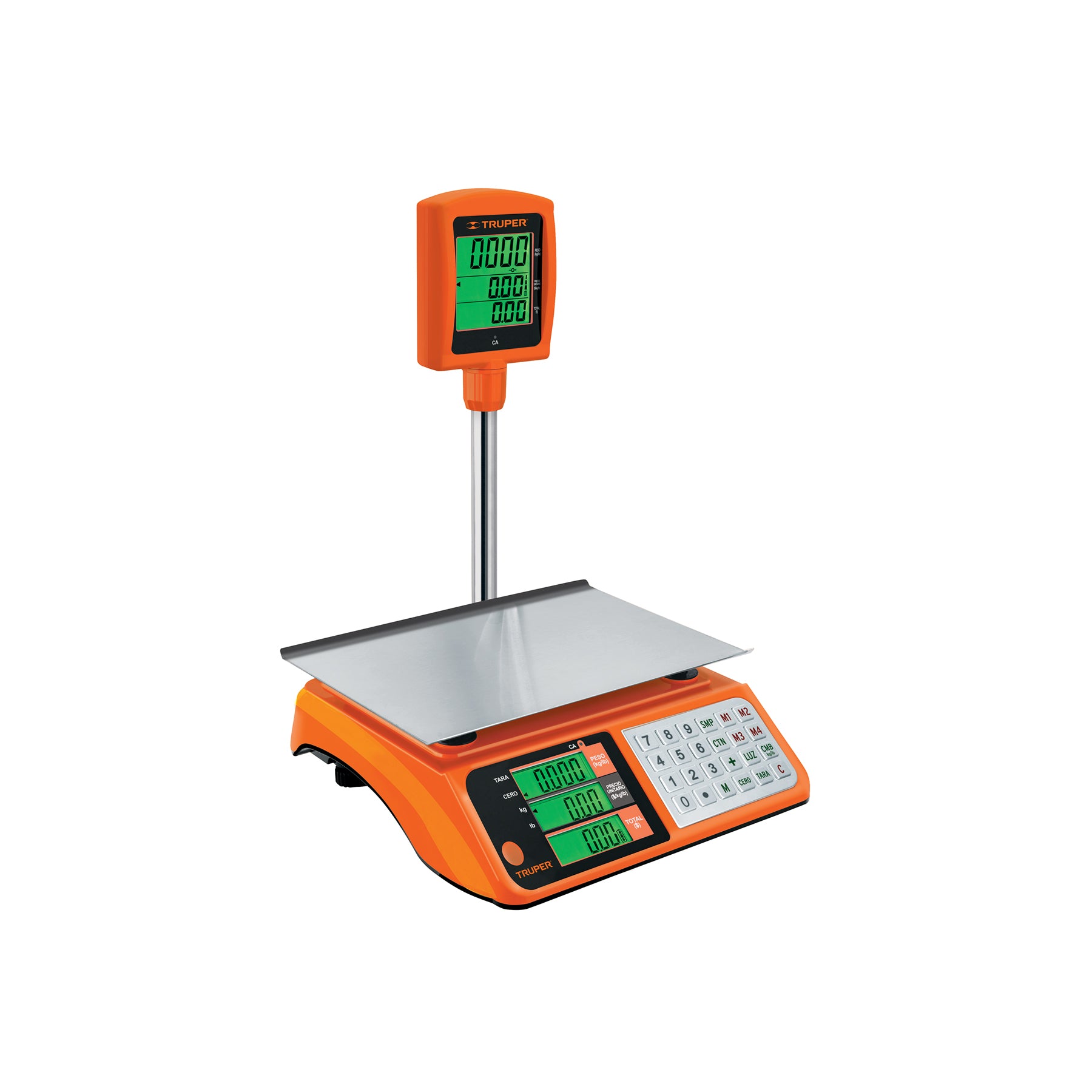 100871 Báscula electrónica multifunciones con torreta 40 kg, Truper