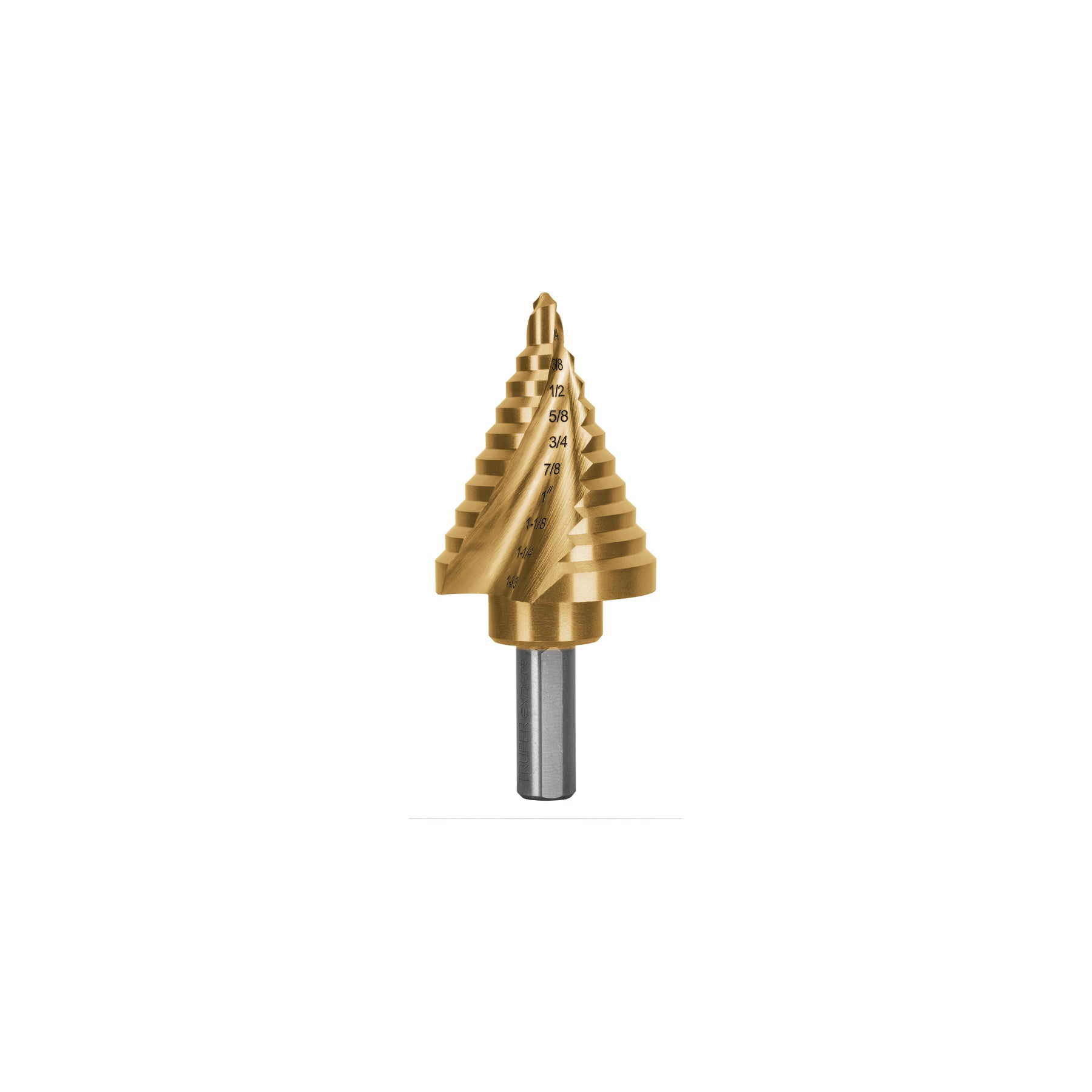 101556 Broca escalonada titanio 10 escalones 1/4' a 1-3/8', Expert
