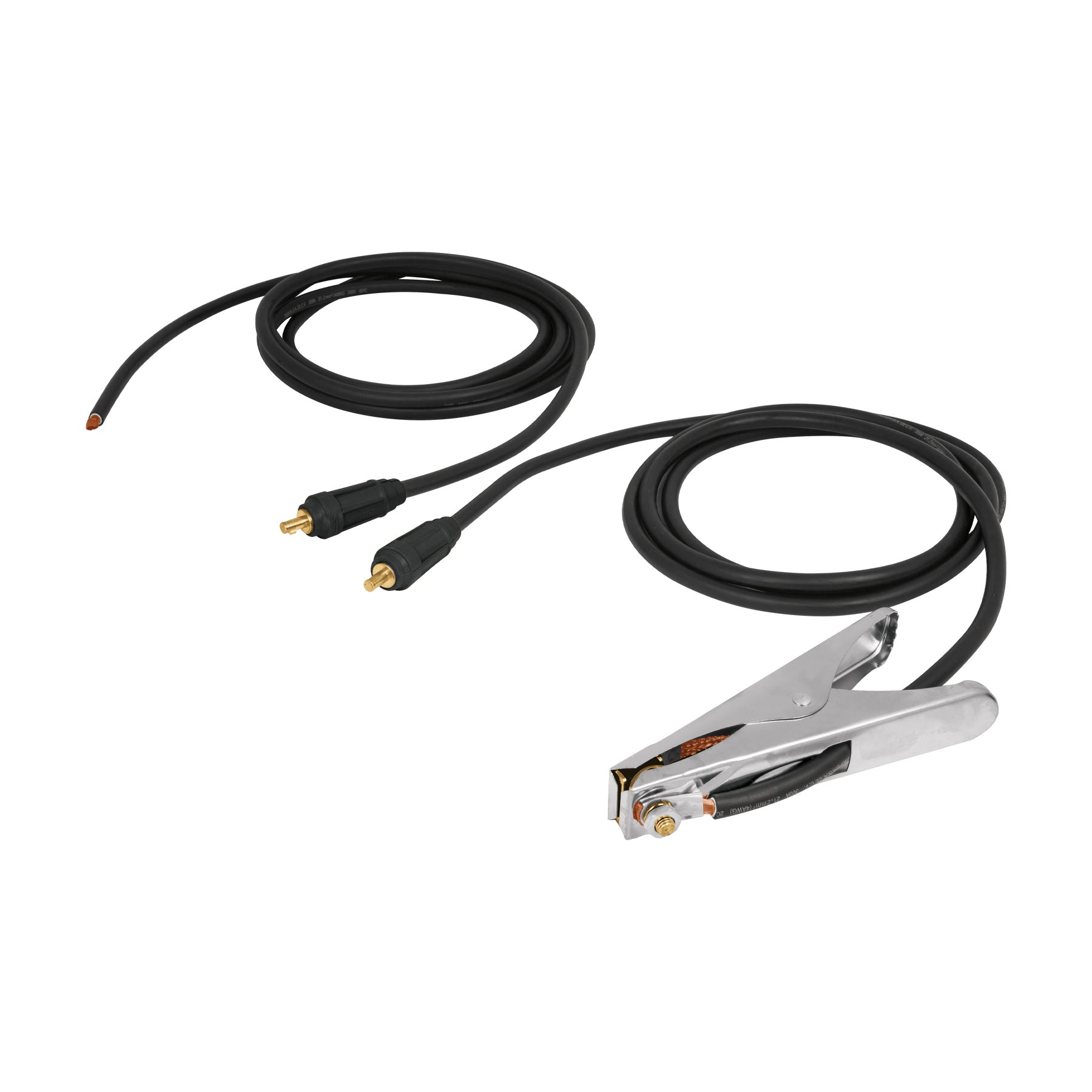 100288 Cables con pinza de tierra 300A y conector 1/2', EXPERT