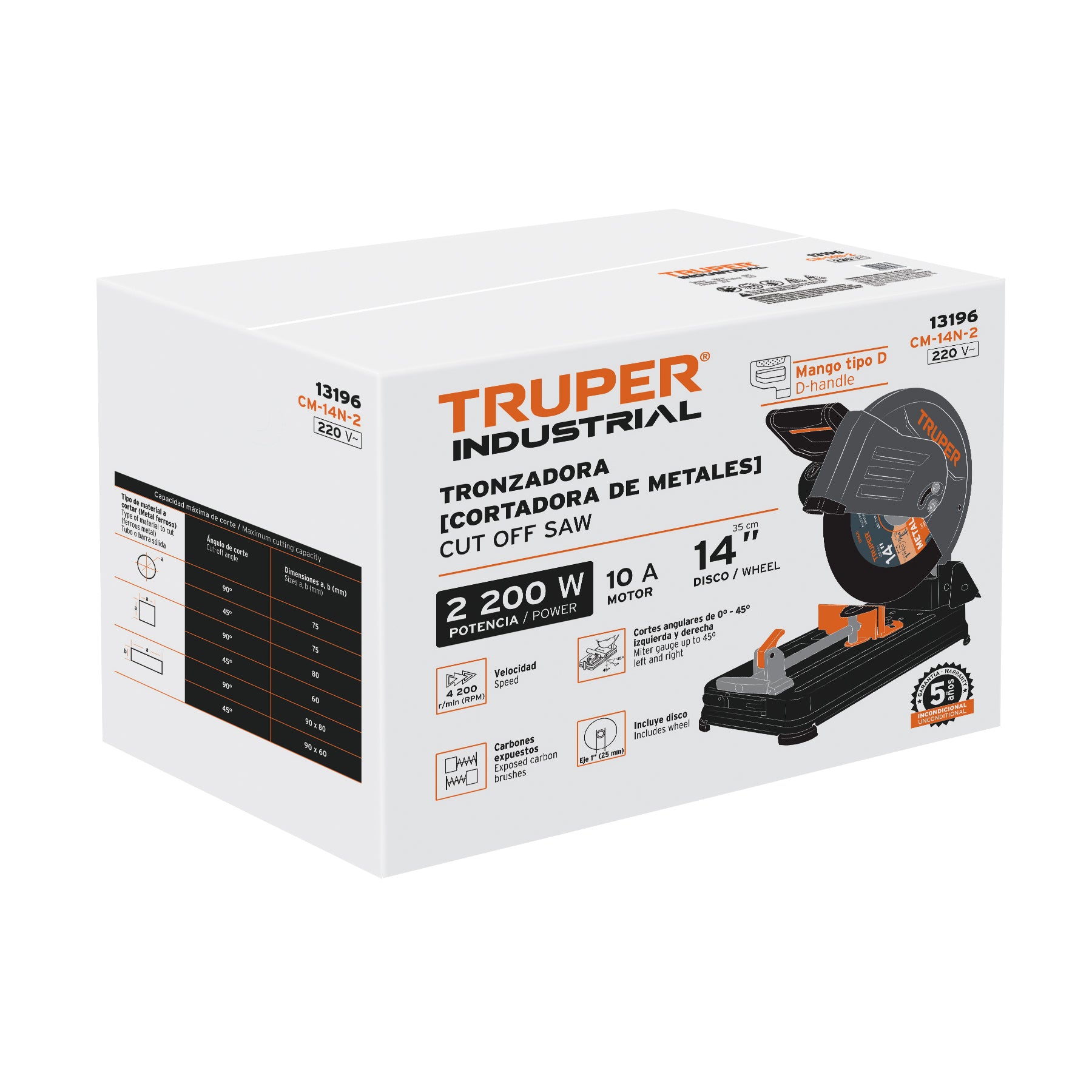 101559 Caja de empaque de repuesto para CM-14N, Truper