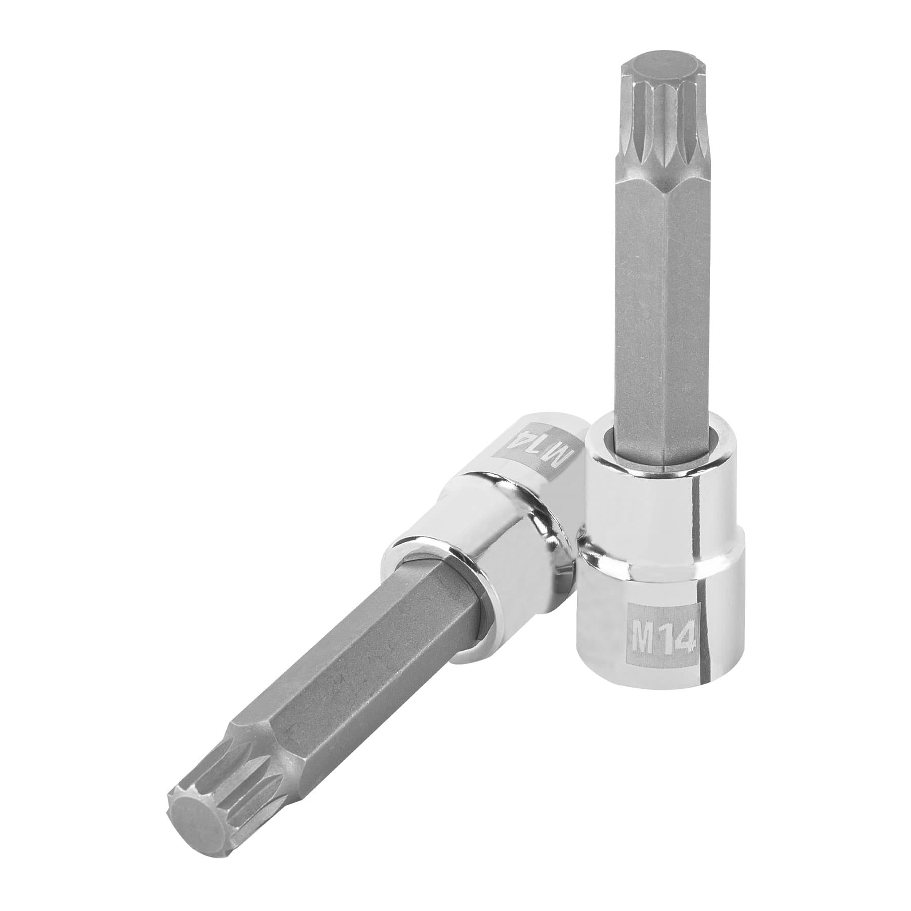 101303 Dado punta larga bristol M14, cuadro 1/2', Truper