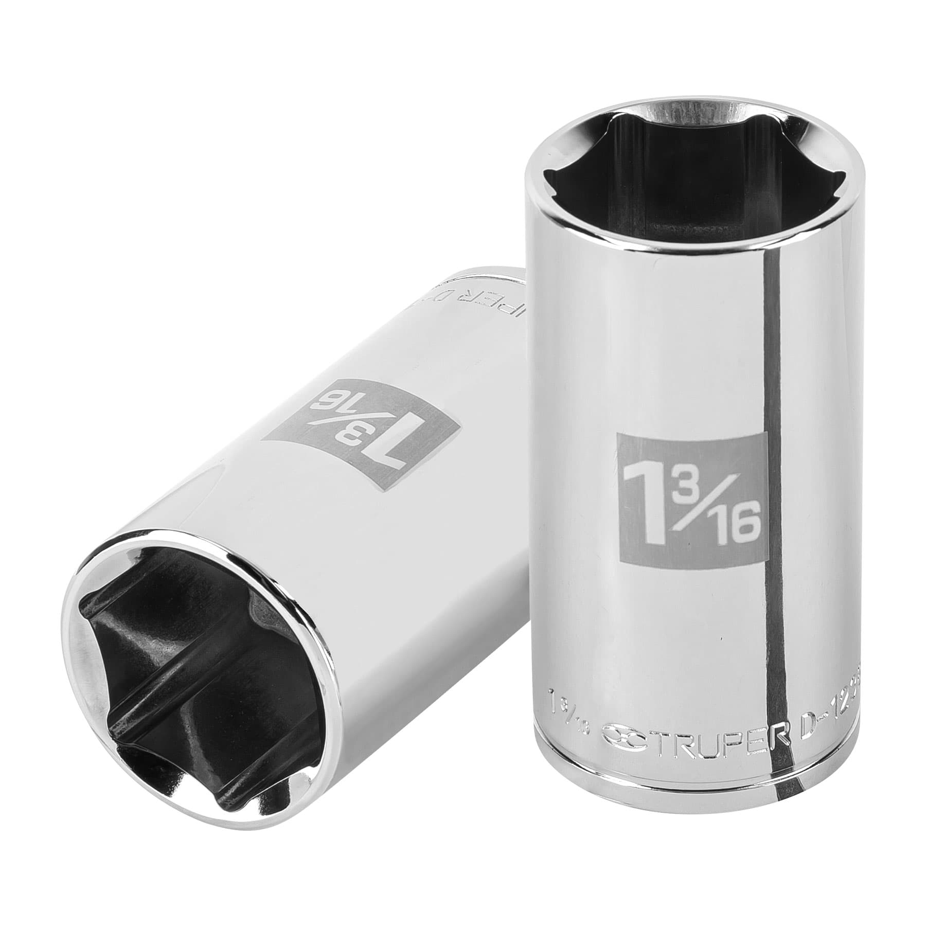 100999 Dado largo de 1-3/16', 6 puntas, cuadro 1/2', Truper