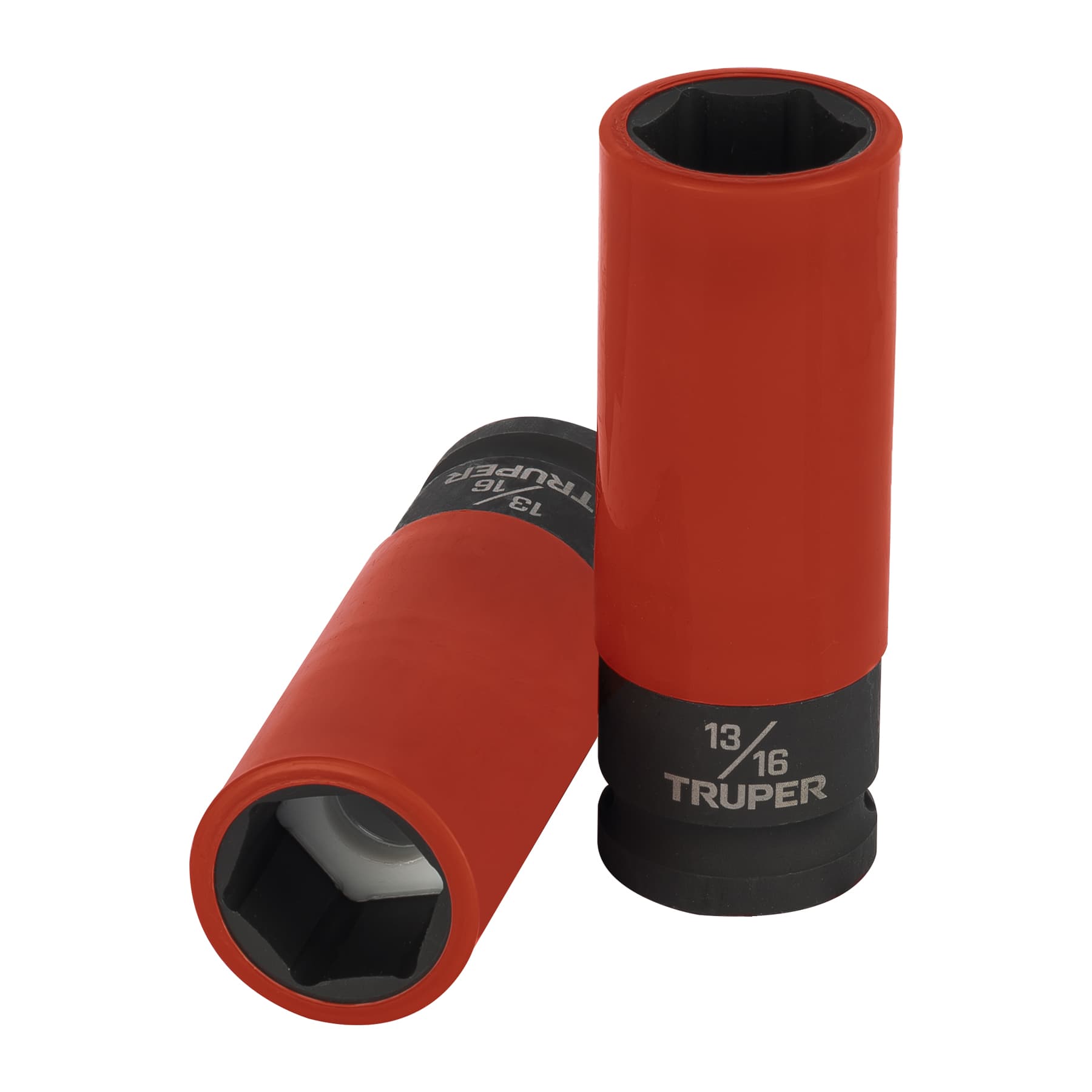 100928 Dado largo impacto prot. plást. 13/16', 6 puntas,cuadro 1/2'