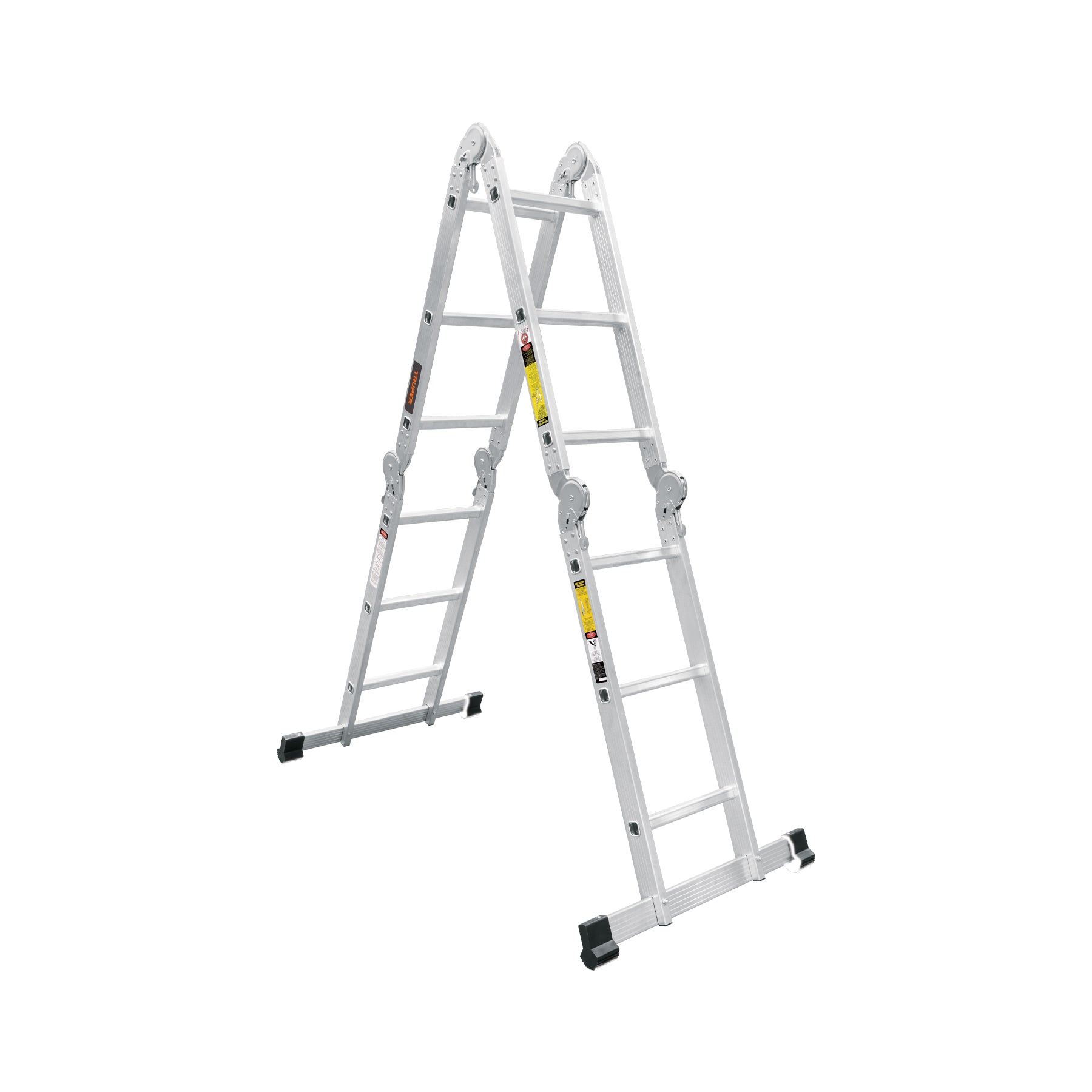 100495 Escalera multiposición 12 peldaños, Tipo I, Truper