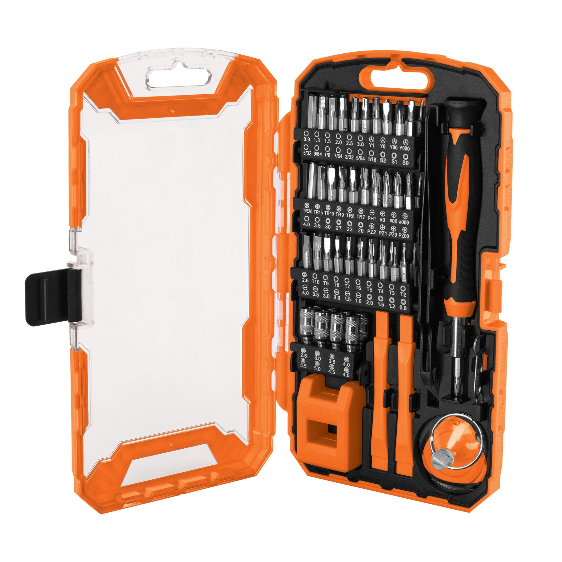 100373 Juego de 77 piezas para reparación de electrónica, Truper