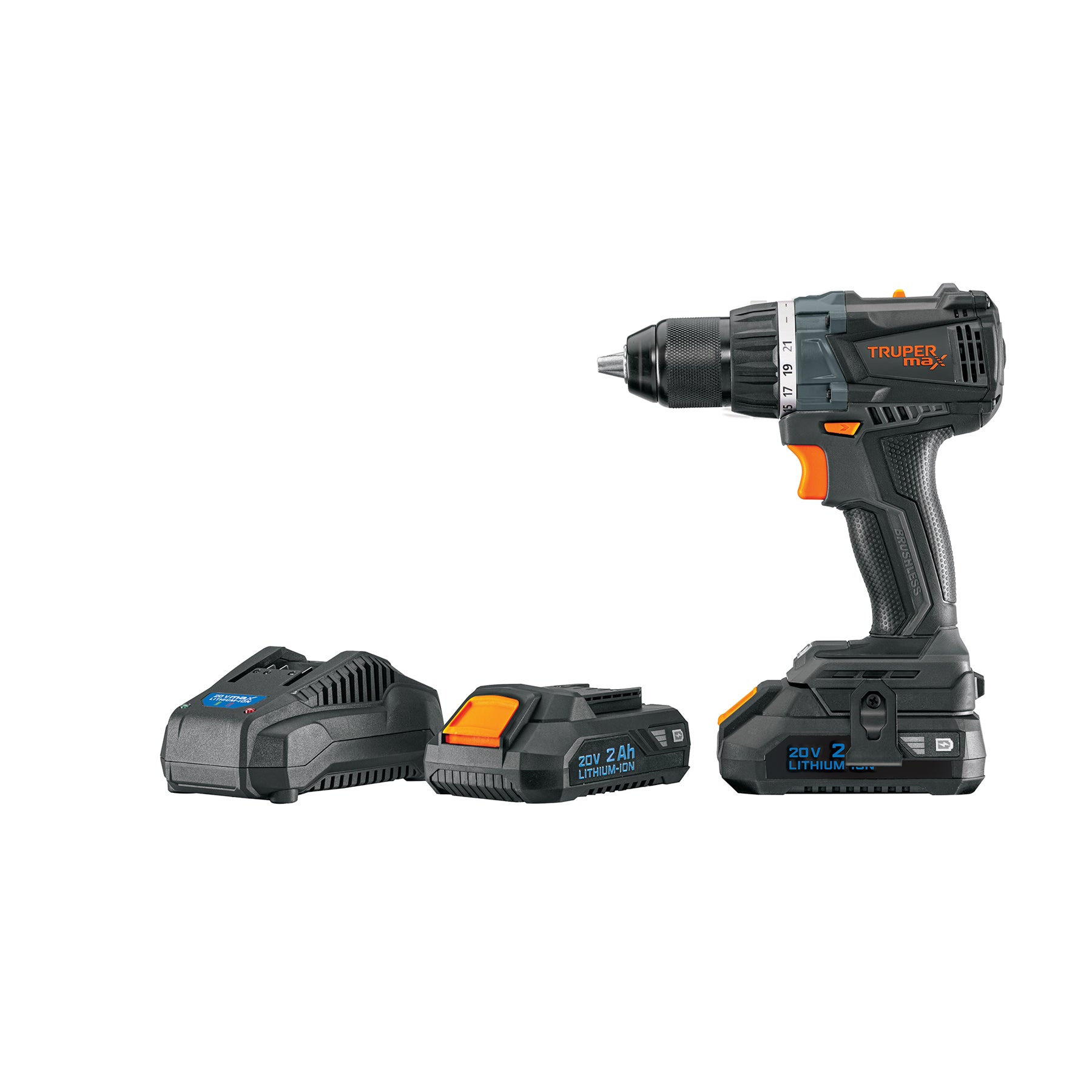 101452 Taladro 1/2', 20V, 2 baterías 2Ah, MAX