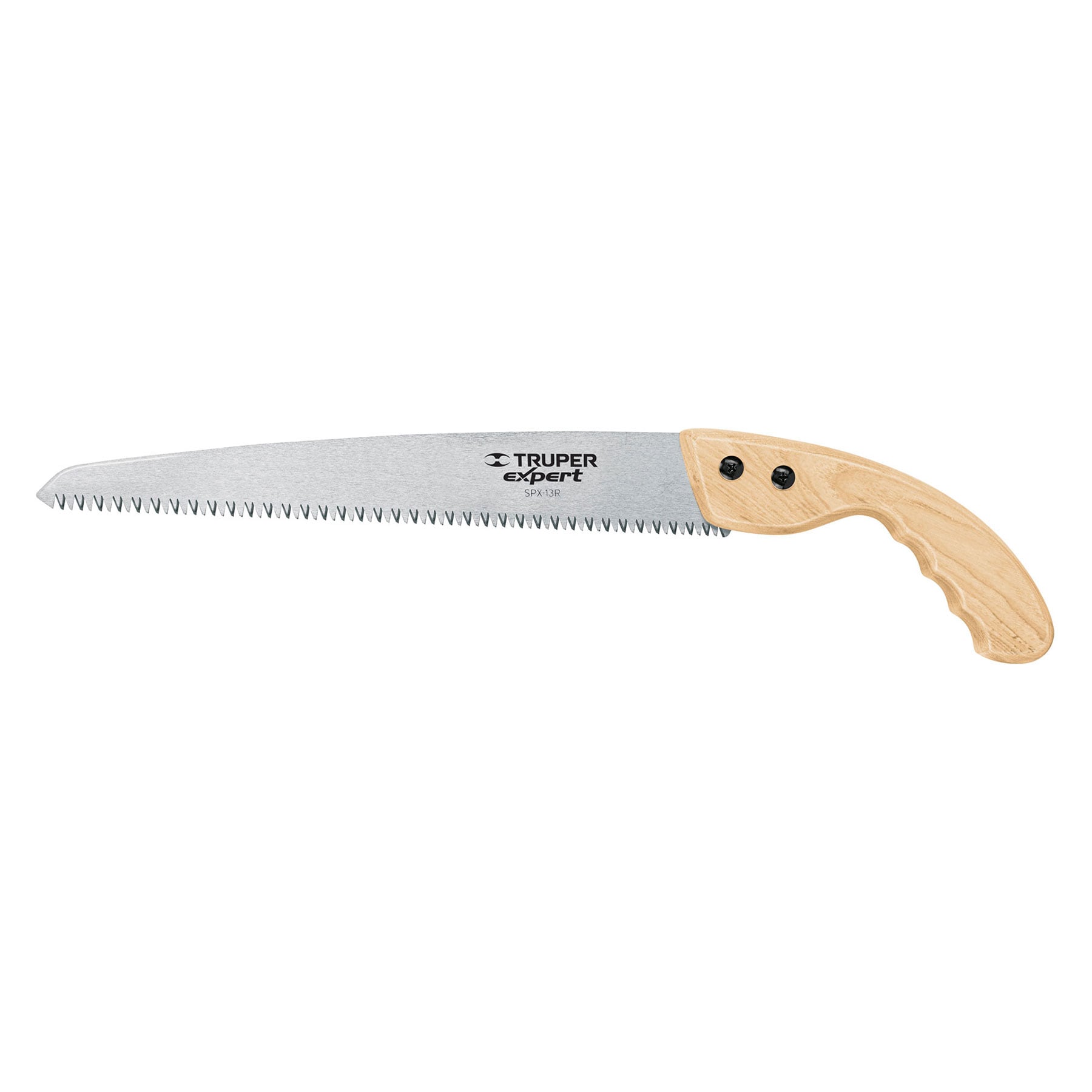 100122 Serrucho de poda 13',hoja recta,7 DPP, mango madera, EXPERT
